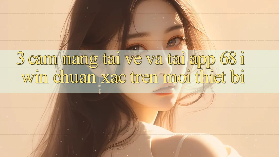 3. Cẩm nang tải về và tải App 68 iwin chuẩn xác trên mọi thiết bị 3. Cẩm nang tải về và tải App 68 iwin chuẩn xác trên mọi thiết bị