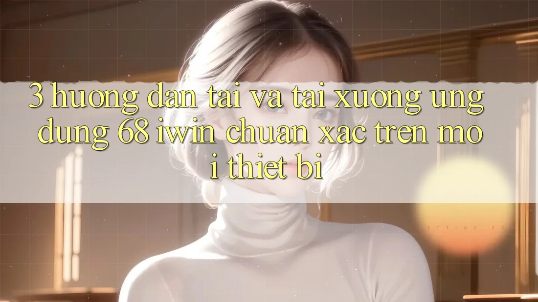 3. Hướng dẫn tải và tải xuống Ứng dụng 68 iwin chuẩn xác trên mọi thiết bị 3. Hướng dẫn tải và tải xuống Ứng dụng 68 iwin chuẩn xác trên mọi thiết bị