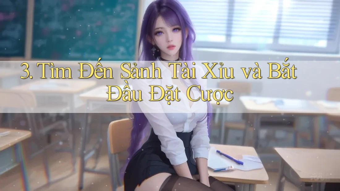 3. Tìm Đến Sảnh Tài Xỉu và Bắt Đầu Đặt Cược