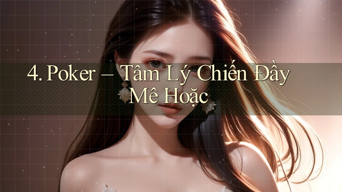 4. Poker – Tâm Lý Chiến Đầy Mê Hoặc