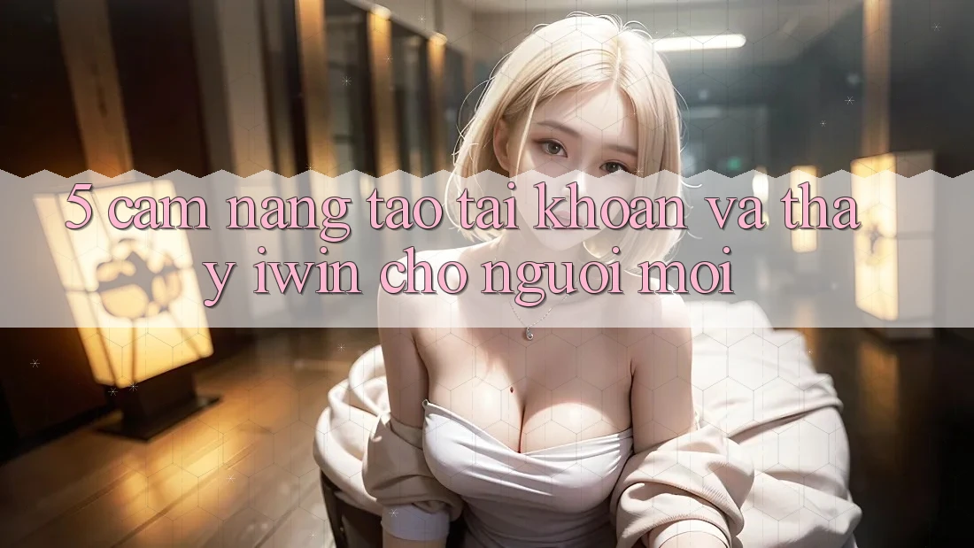 5. Cẩm nang Tạo tài khoản Và Thấy iwin Cho Người Mới 5. Cẩm nang Tạo tài khoản Và Thấy iwin Cho Người Mới