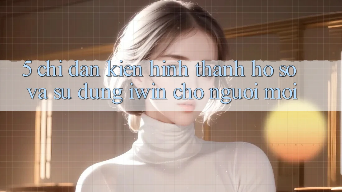5. Chỉ dẫn Kiến hình thành hồ sơ Và Sử dụng iwin Cho Người Mới 5. Chỉ dẫn Kiến hình thành hồ sơ Và Sử dụng iwin Cho Người Mới