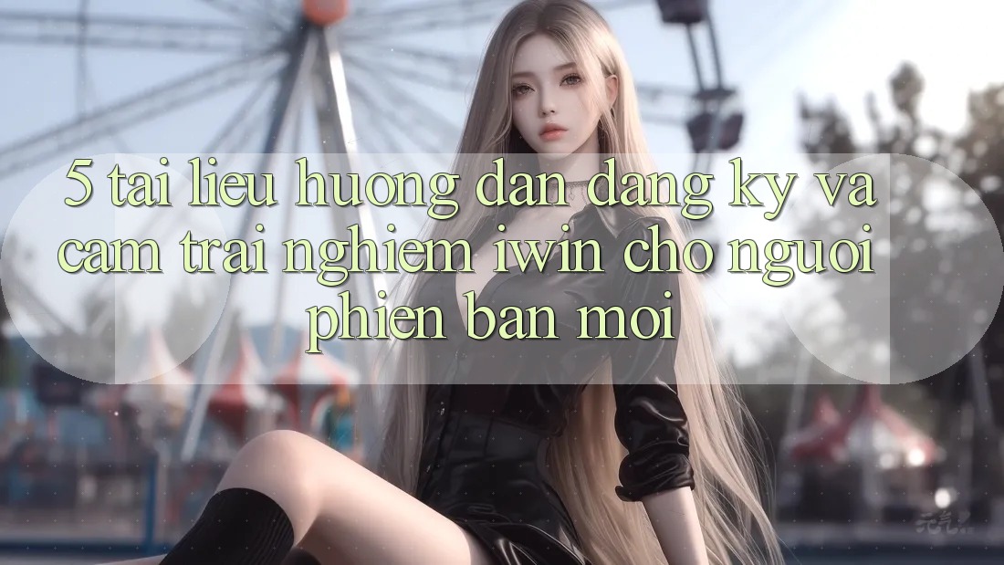 5. Tài liệu hướng dẫn Đăng Ký Và Cảm trải nghiệm iwin Cho Người Phiên bản mới 5. Tài liệu hướng dẫn Đăng Ký Và Cảm trải nghiệm iwin Cho Người Phiên bản mới