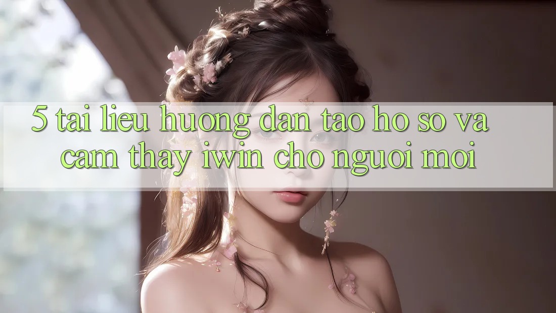 5. Tài liệu hướng dẫn Tạo hồ sơ Và Cảm thấy iwin Cho Người Mới
