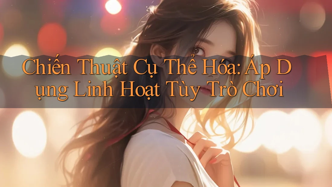 Chiến Thuật Cụ Thể Hóa: Áp Dụng Linh Hoạt Tùy Trò Chơi Chiến Thuật Cụ Thể Hóa: Áp Dụng Linh Hoạt Tùy Trò Chơi