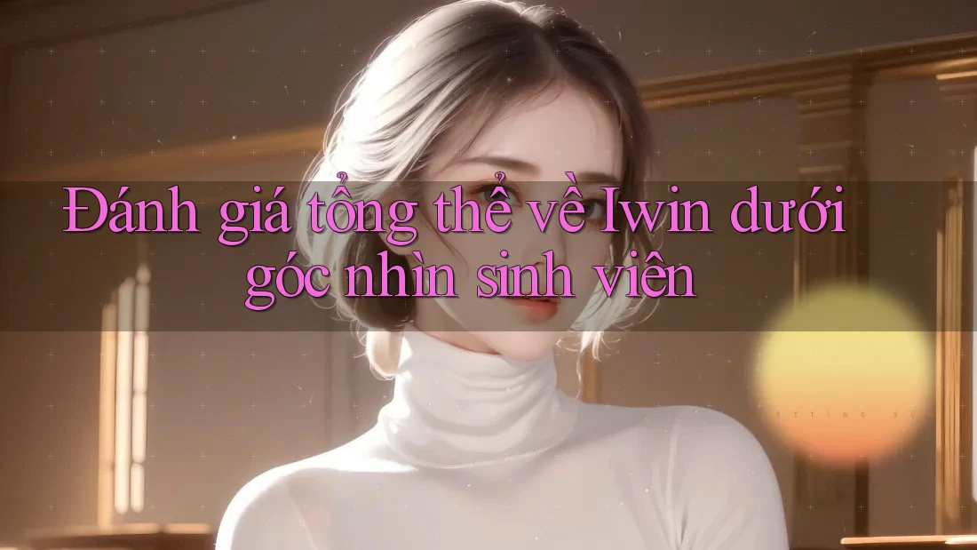 Đánh giá tổng thể về Iwin dưới góc nhìn sinh viên Đánh giá tổng thể về Iwin dưới góc nhìn sinh viên