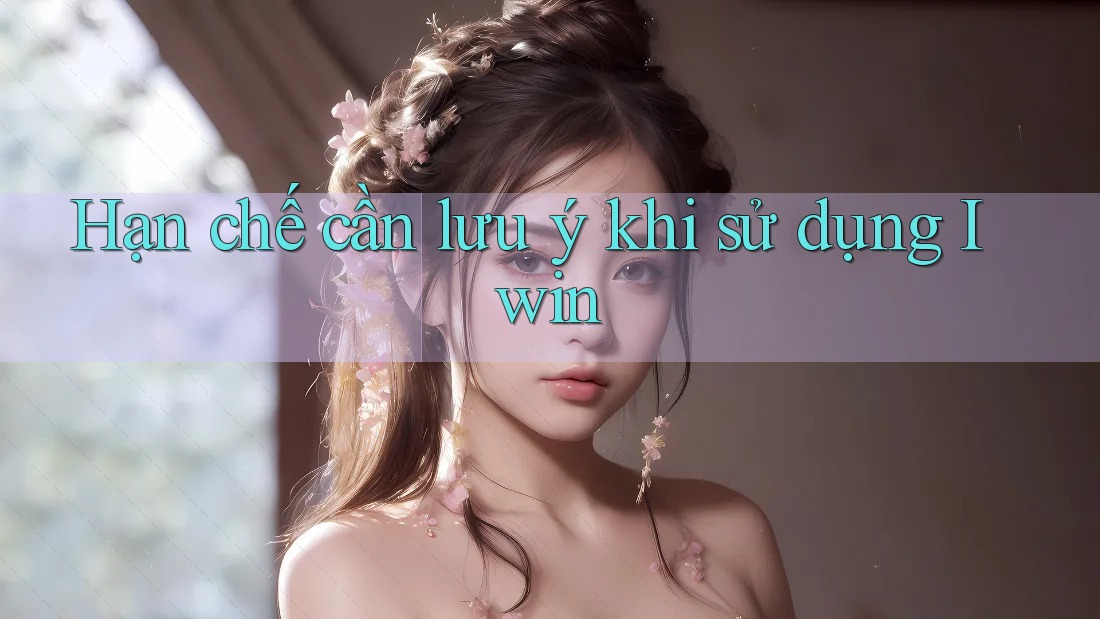 Hạn chế cần lưu ý khi sử dụng Iwin Hạn chế cần lưu ý khi sử dụng Iwin