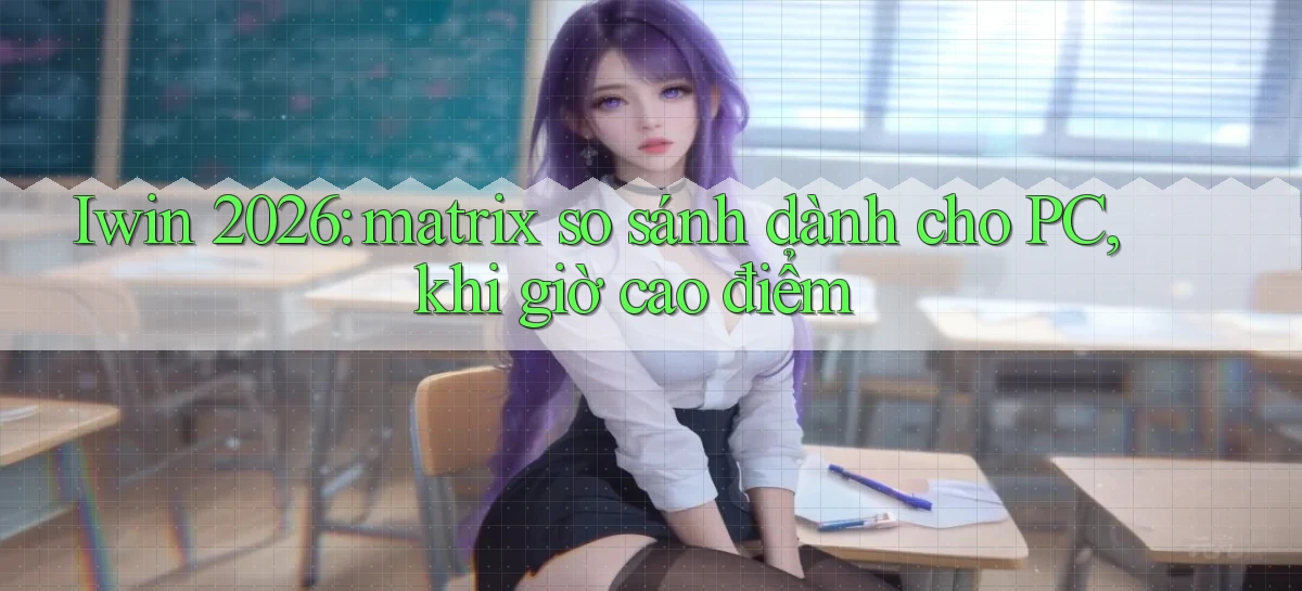 Iwin 2026 matrix so sánh dành cho PC, khi giờ cao điểm