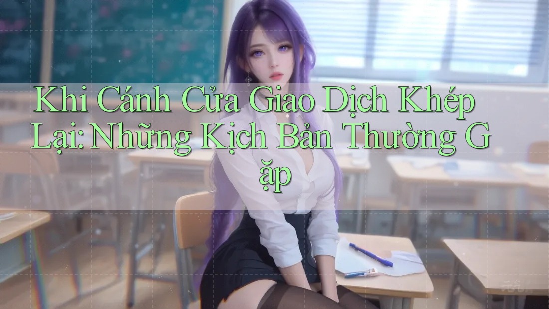 Khi Cánh Cửa Giao Dịch Khép Lại: Những Kịch Bản Thường Gặp Khi Cánh Cửa Giao Dịch Khép Lại: Những Kịch Bản Thường Gặp