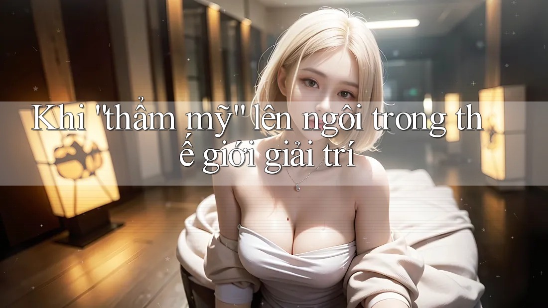 Khi “thẩm mỹ” lên ngôi trong thế giới giải trí Khi “thẩm mỹ” lên ngôi trong thế giới giải trí