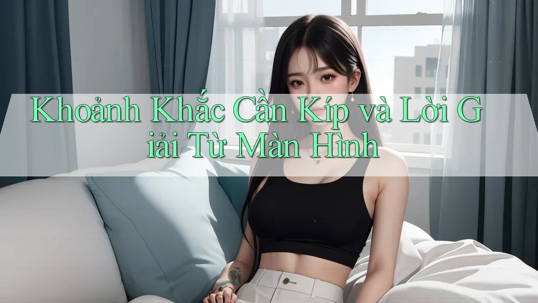 Khoảnh Khắc Cần Kíp và Lời Giải Từ Màn Hình