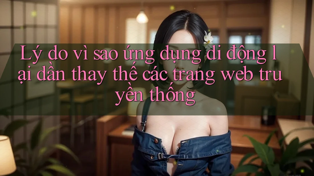 Lý do vì sao ứng dụng di động lại dần thay thế các trang web truyền thống Lý do vì sao ứng dụng di động lại dần thay thế các trang web truyền thống
