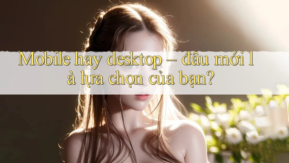 Mobile hay desktop – đâu mới là lựa chọn của bạn?