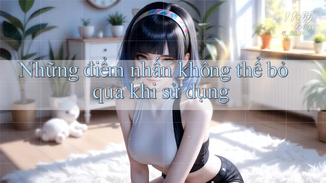 Những điểm nhấn không thể bỏ qua khi sử dụng Những điểm nhấn không thể bỏ qua khi sử dụng