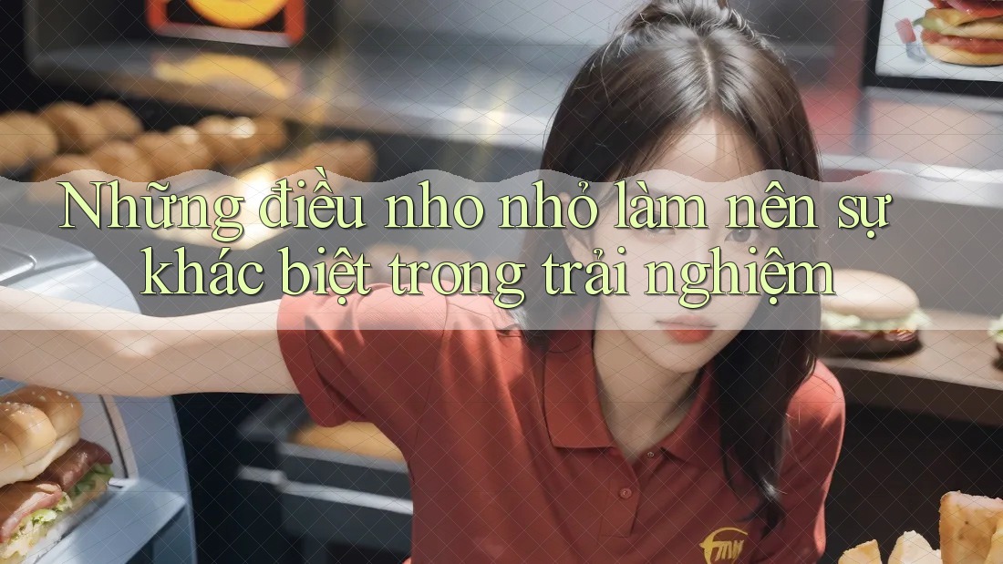 Những điều nho nhỏ làm nên sự khác biệt trong trải nghiệm Những điều nho nhỏ làm nên sự khác biệt trong trải nghiệm