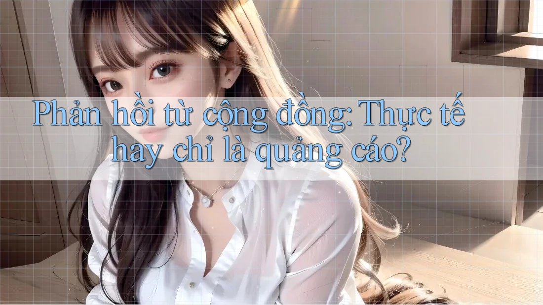 Phản hồi từ cộng đồng: Thực tế hay chỉ là quảng cáo? Phản hồi từ cộng đồng: Thực tế hay chỉ là quảng cáo?