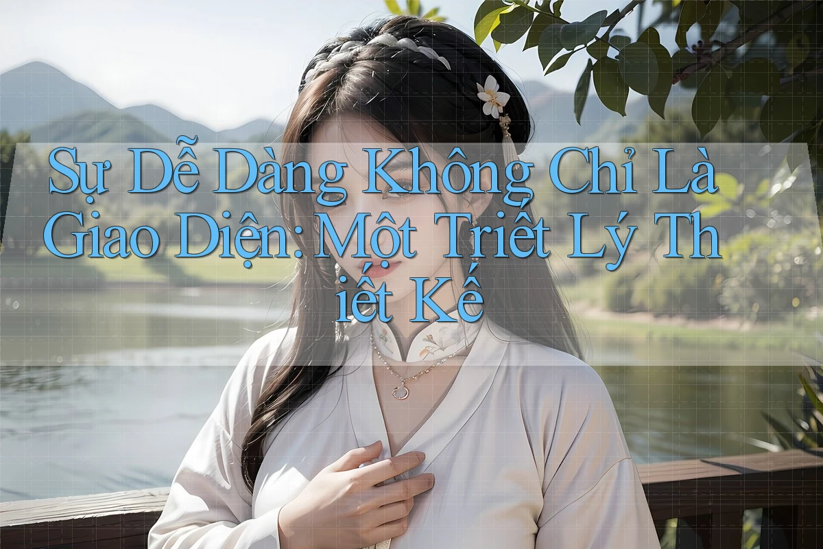 Sự Dễ Dàng Không Chỉ Là Giao Diện: Một Triết Lý Thiết Kế Sự Dễ Dàng Không Chỉ Là Giao Diện: Một Triết Lý Thiết Kế
