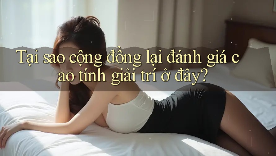 Tại sao cộng đồng lại đánh giá cao tính giải trí ở đây? Tại sao cộng đồng lại đánh giá cao tính giải trí ở đây?