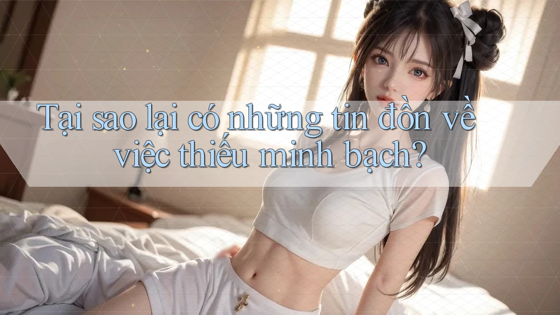 Tại sao lại có những tin đồn về việc thiếu minh bạch?
