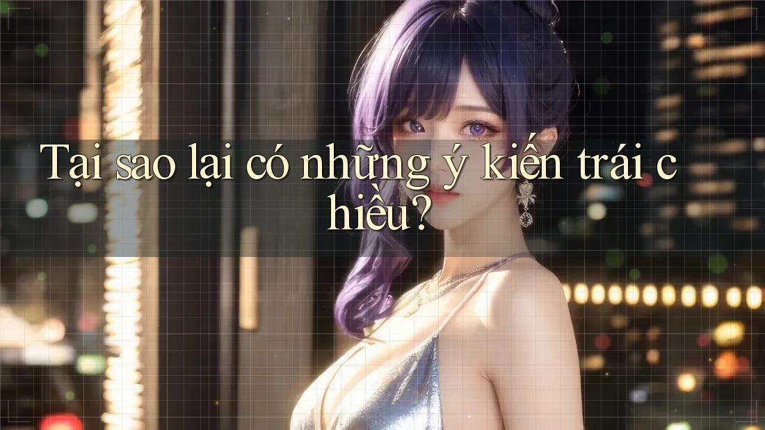 Tại sao lại có những ý kiến trái chiều?