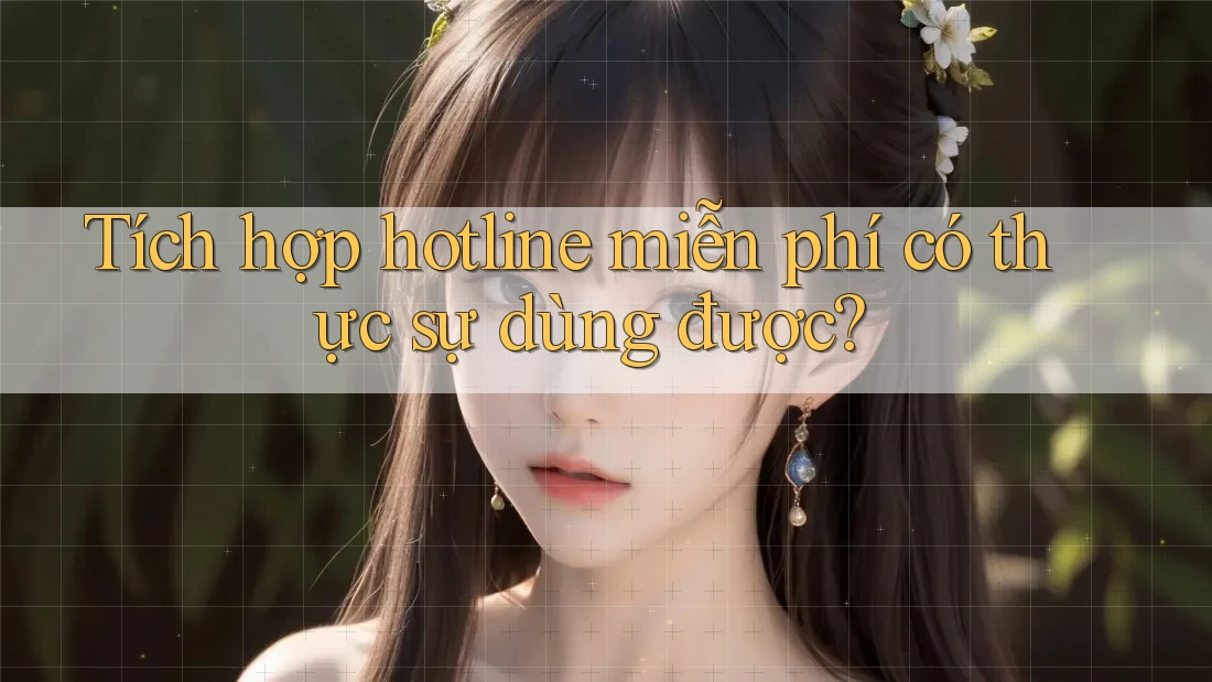Tích hợp hotline miễn phí có thực sự dùng được? Tích hợp hotline miễn phí có thực sự dùng được?