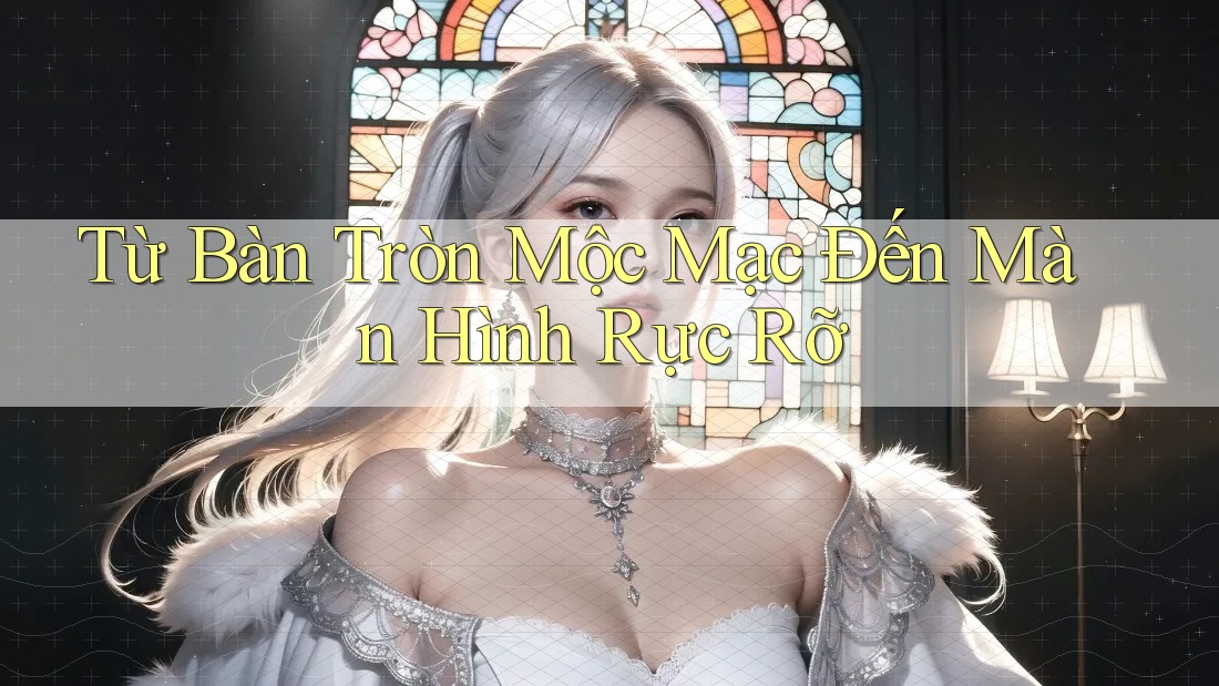 Từ Bàn Tròn Mộc Mạc Đến Màn Hình Rực Rỡ Từ Bàn Tròn Mộc Mạc Đến Màn Hình Rực Rỡ